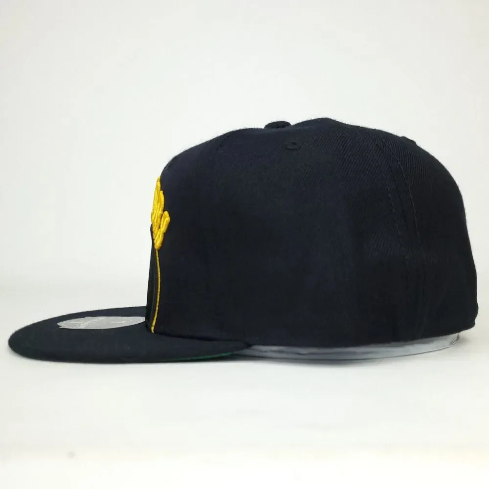 Golden State Warriors Mitchell & Ness NBA‎ Fitted 7 Flatbill Hat Cap 3D Logo NWT